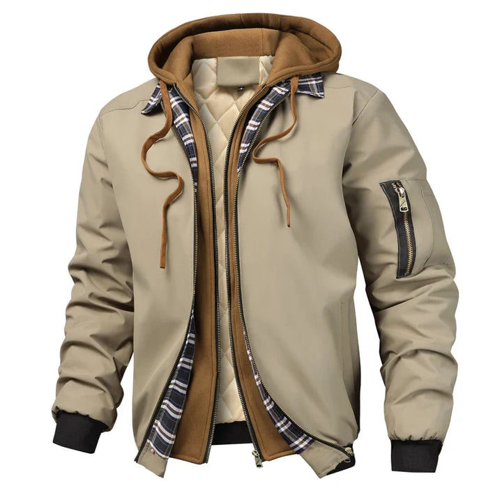Benedict Hooded Bomber Jacket