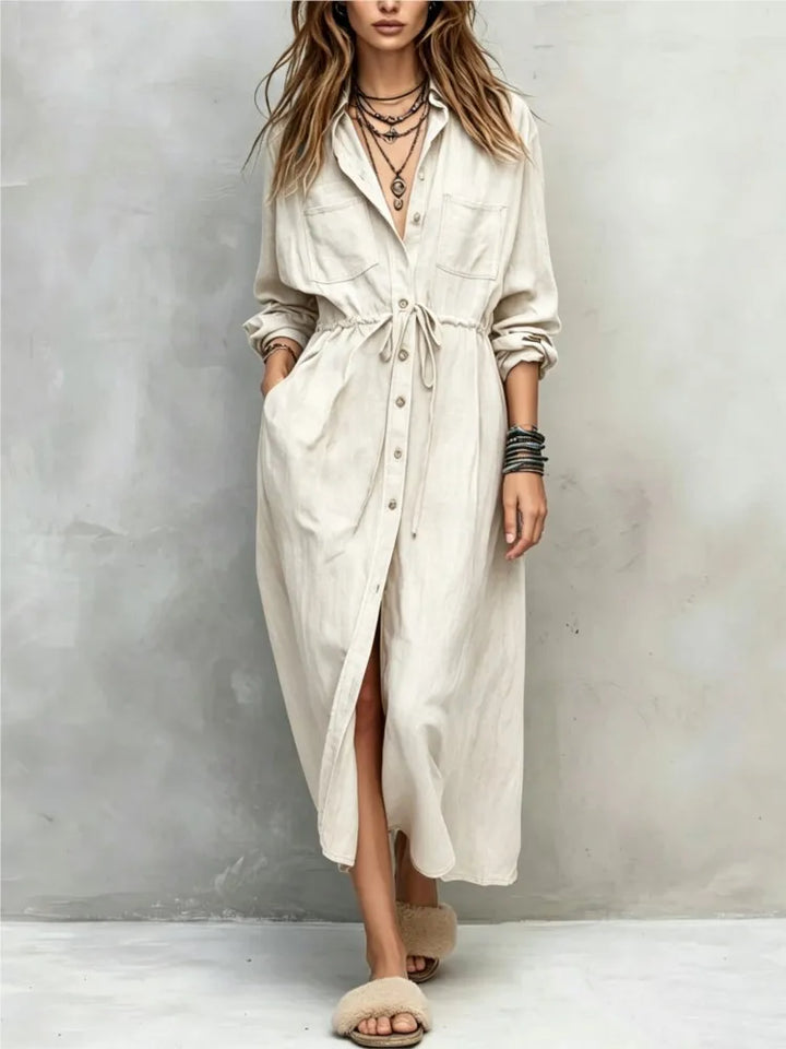 Quinn Everyday Maxi Shirt Dress