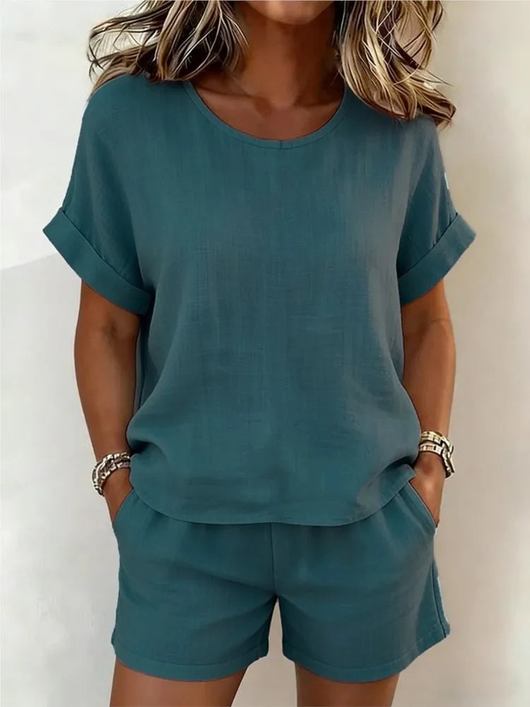 Nayeli Casual Two-Piece Shorts Set