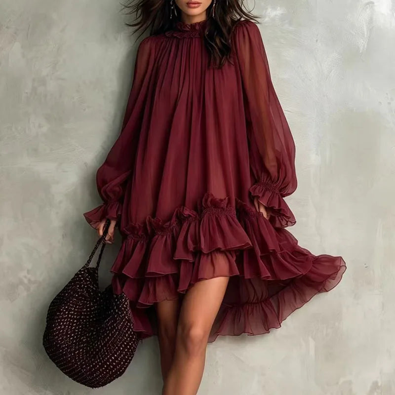 Simone Tiered Ruffle Mini Dress