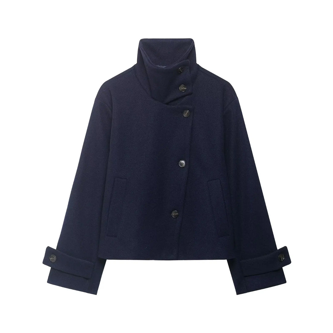 Rosemarie Funnel Collar Jacket