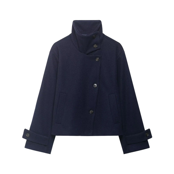 Rosemarie Funnel Collar Jacket