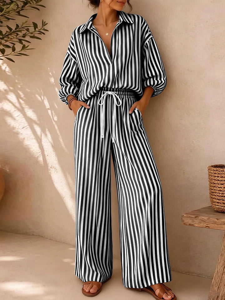Celine Striped Two-Piece Set