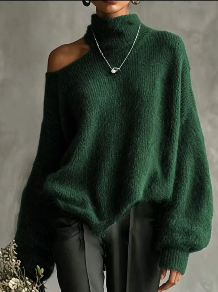 Emberly Cutout Shoulder Sweater