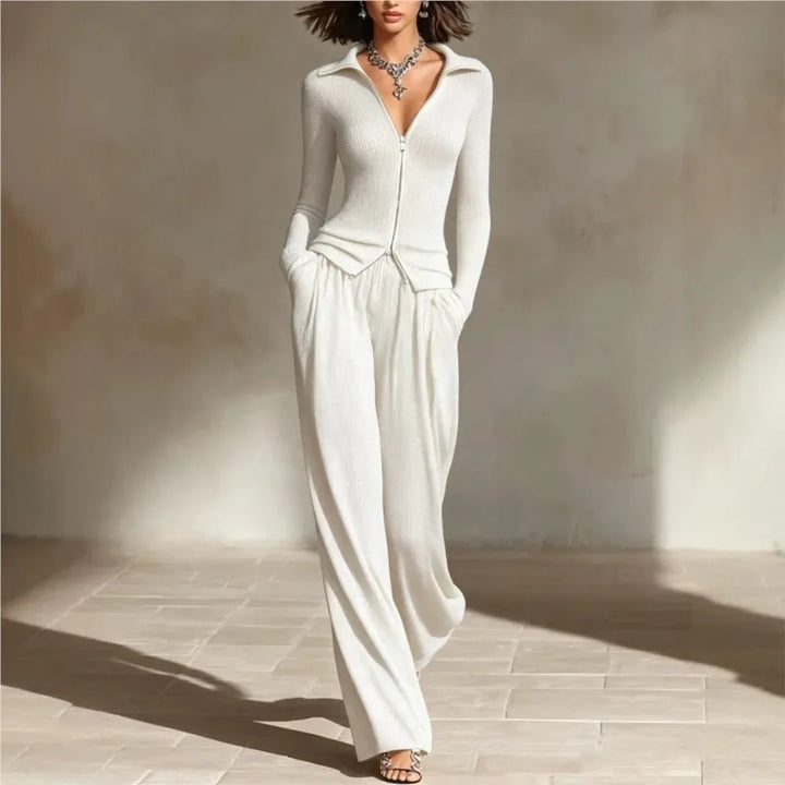 Bianca Zip Front Pant Set