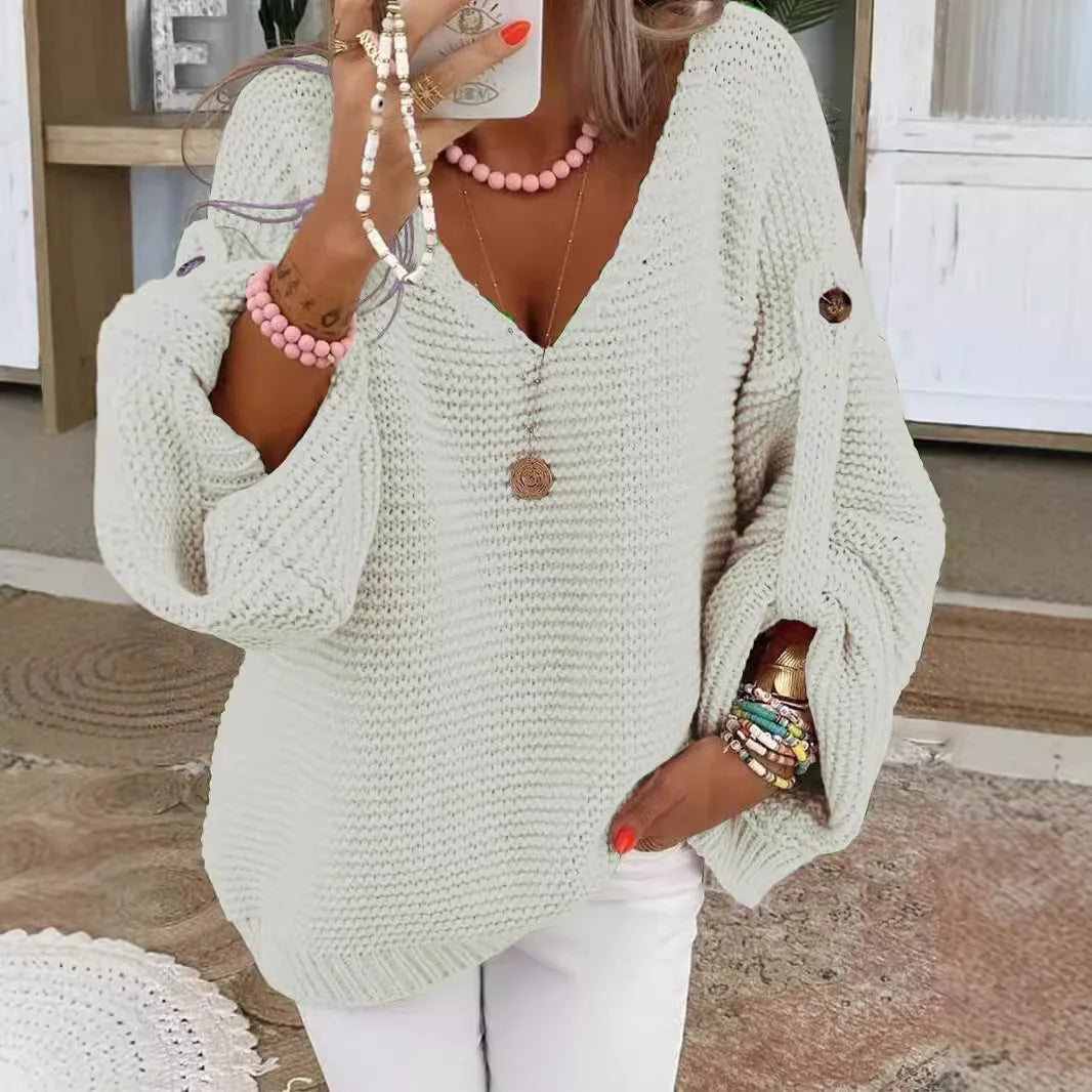 Nadette Lantern Sleeve Sweater