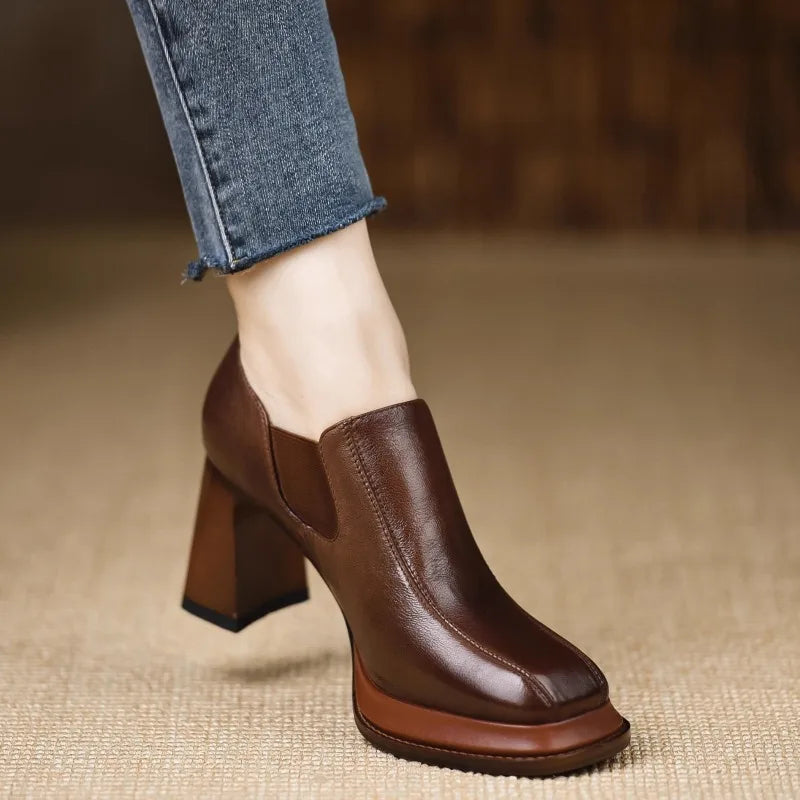 Verlaine Block Heel Pumps