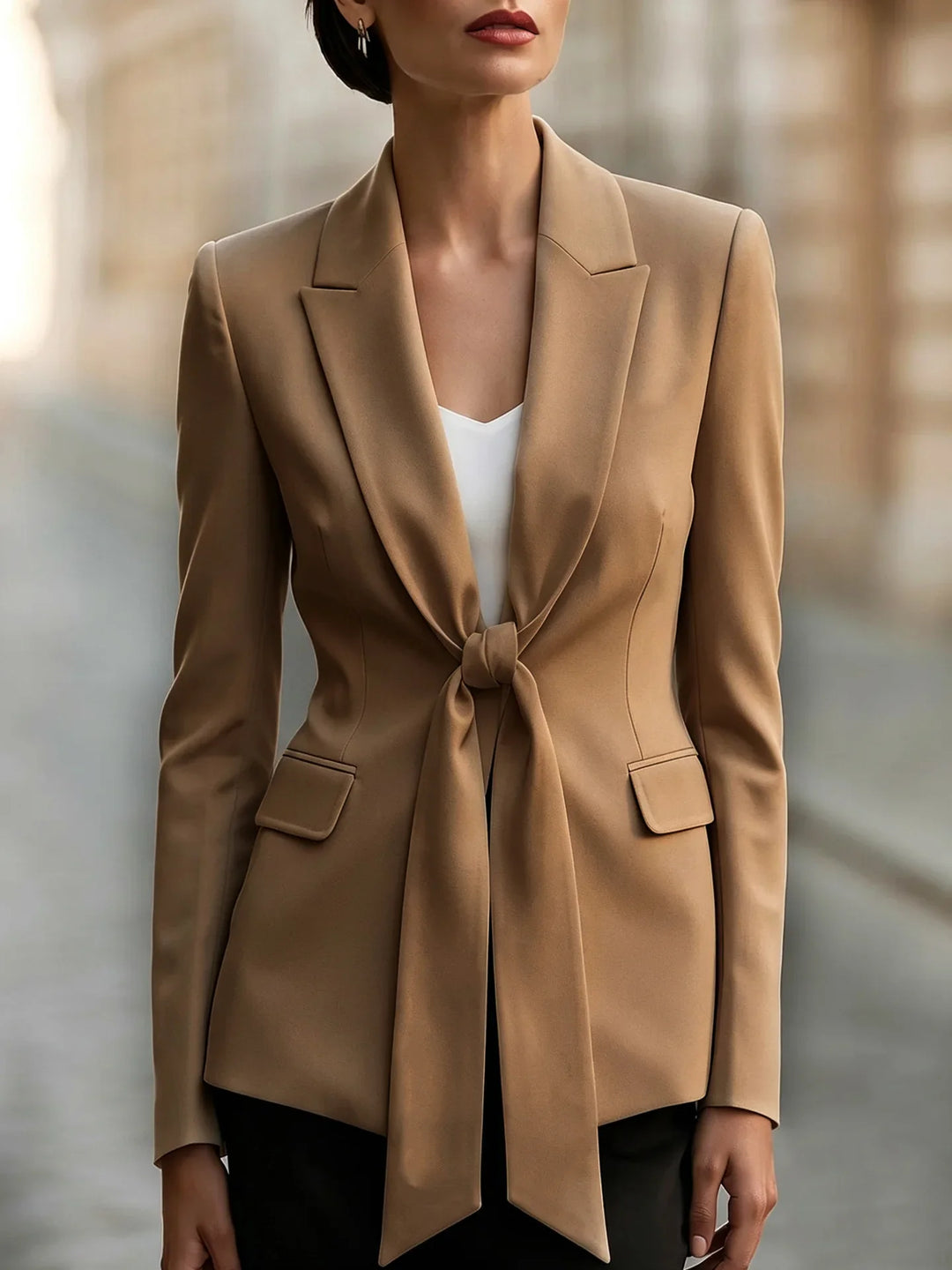Camilla Front Tie Blazer