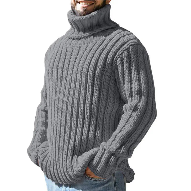 Emory Ribbed Turtleneck Sweater