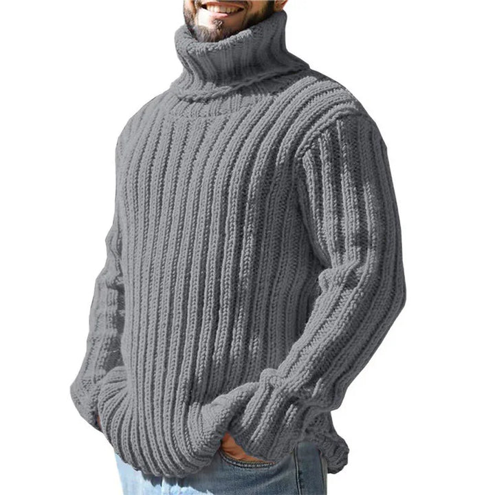 Emory Ribbed Turtleneck Sweater