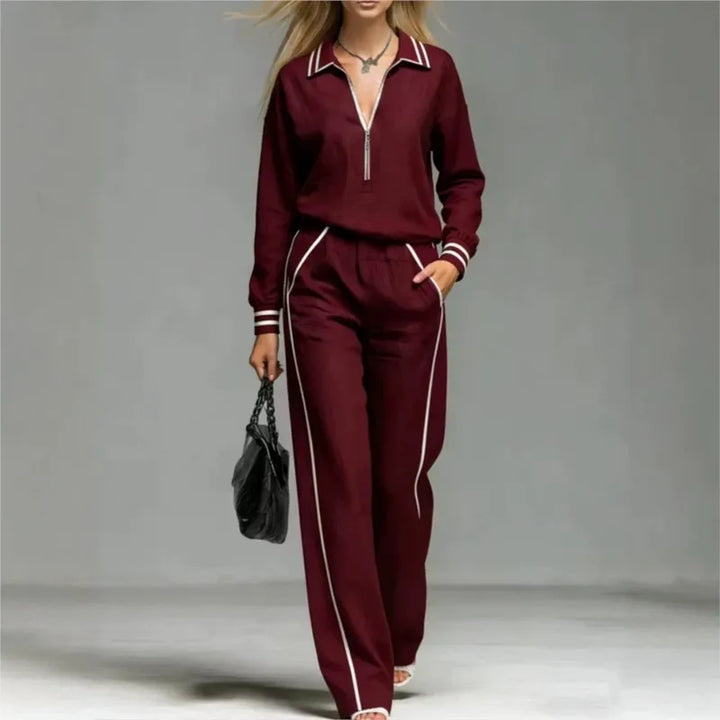 Odette Half Zip Two Piece Set