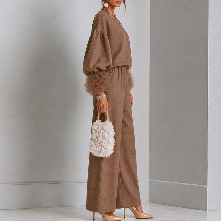 Bellamy Lantern Sleeve Two-Piece Set