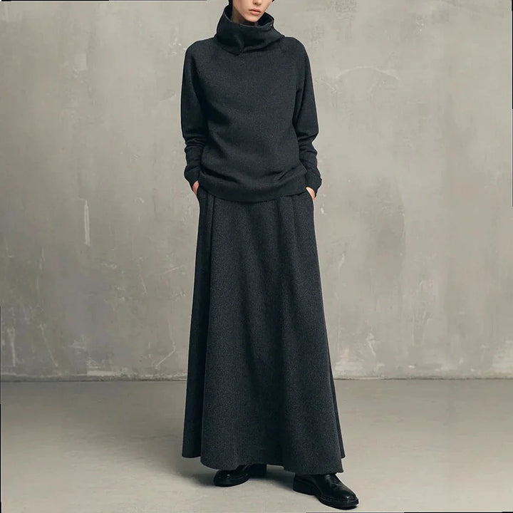 Genoveve Funnel Neck Two Piece Set
