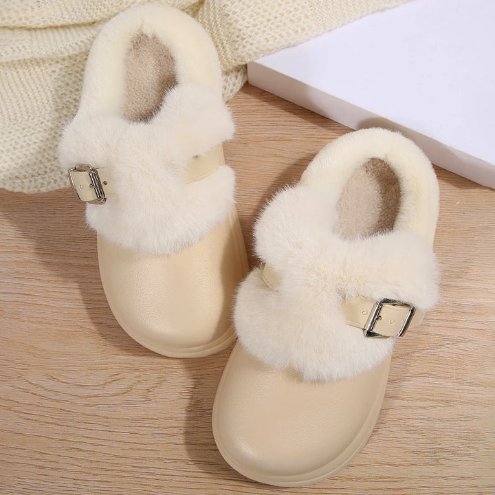 Maia Platform Fur Clog