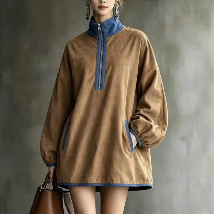 Verity Half Zip Mini Dress