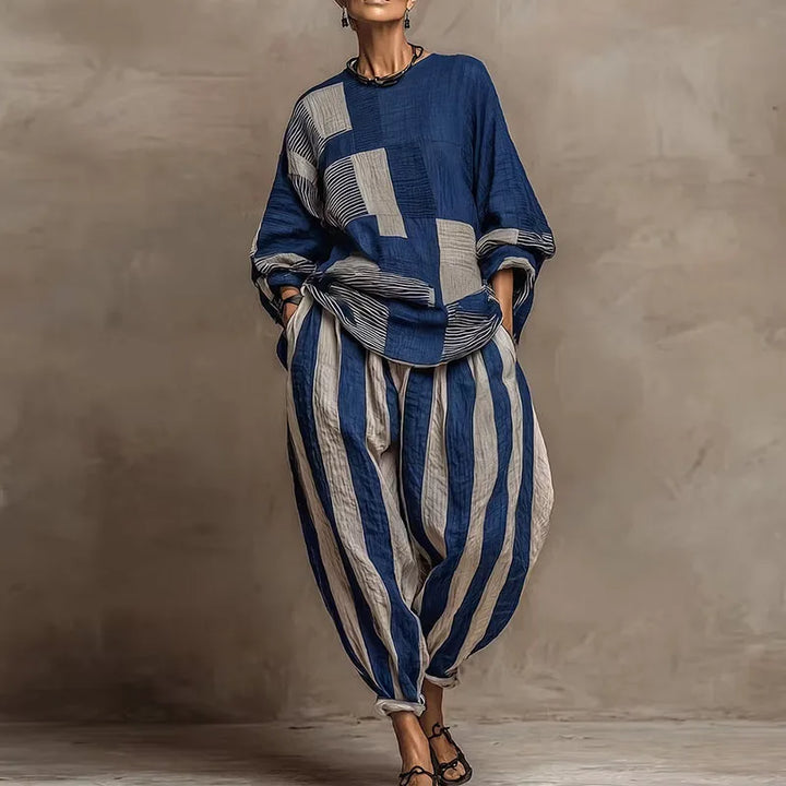 Ginnea Patchwork Two-Piece Set