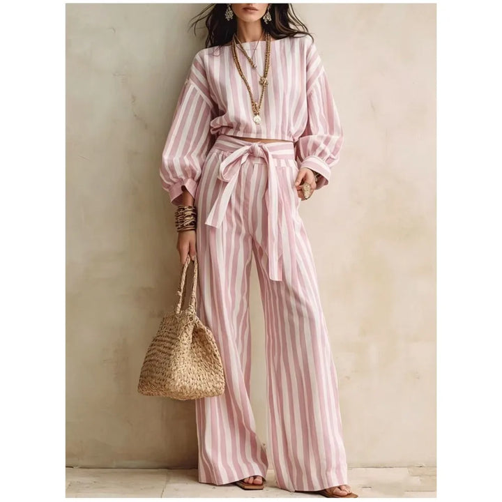 Emma Striped Matching Set