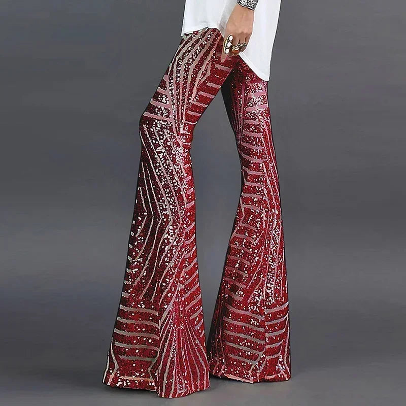 Siloh Sequin Flare Pants