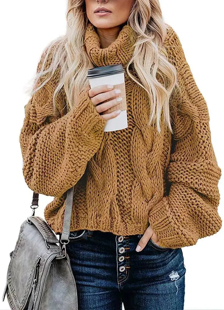 Windham Cable Knit Turtleneck Sweater