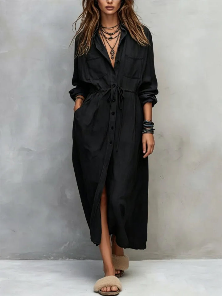 Quinn Everyday Maxi Shirt Dress