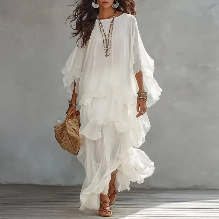 Bella Tiered Ruffle Maxi Dress