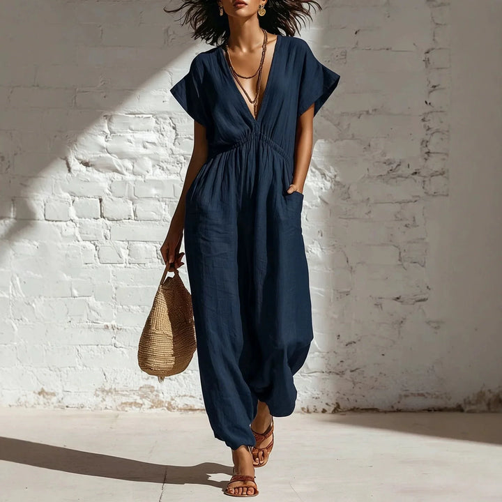 Julia Casual Wide Leg Jumpsuit