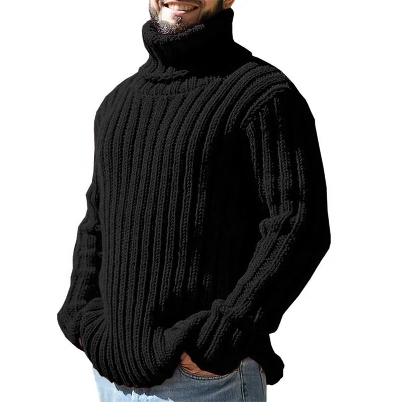 Emory Ribbed Turtleneck Sweater