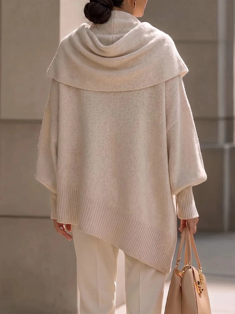 Zuzanna Scarf Collar Poncho