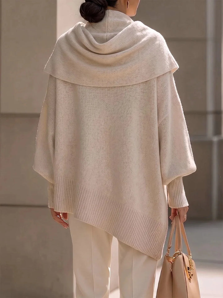 Zuzanna Scarf Collar Poncho