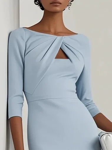 Tina Wrap Waist Midi Dress