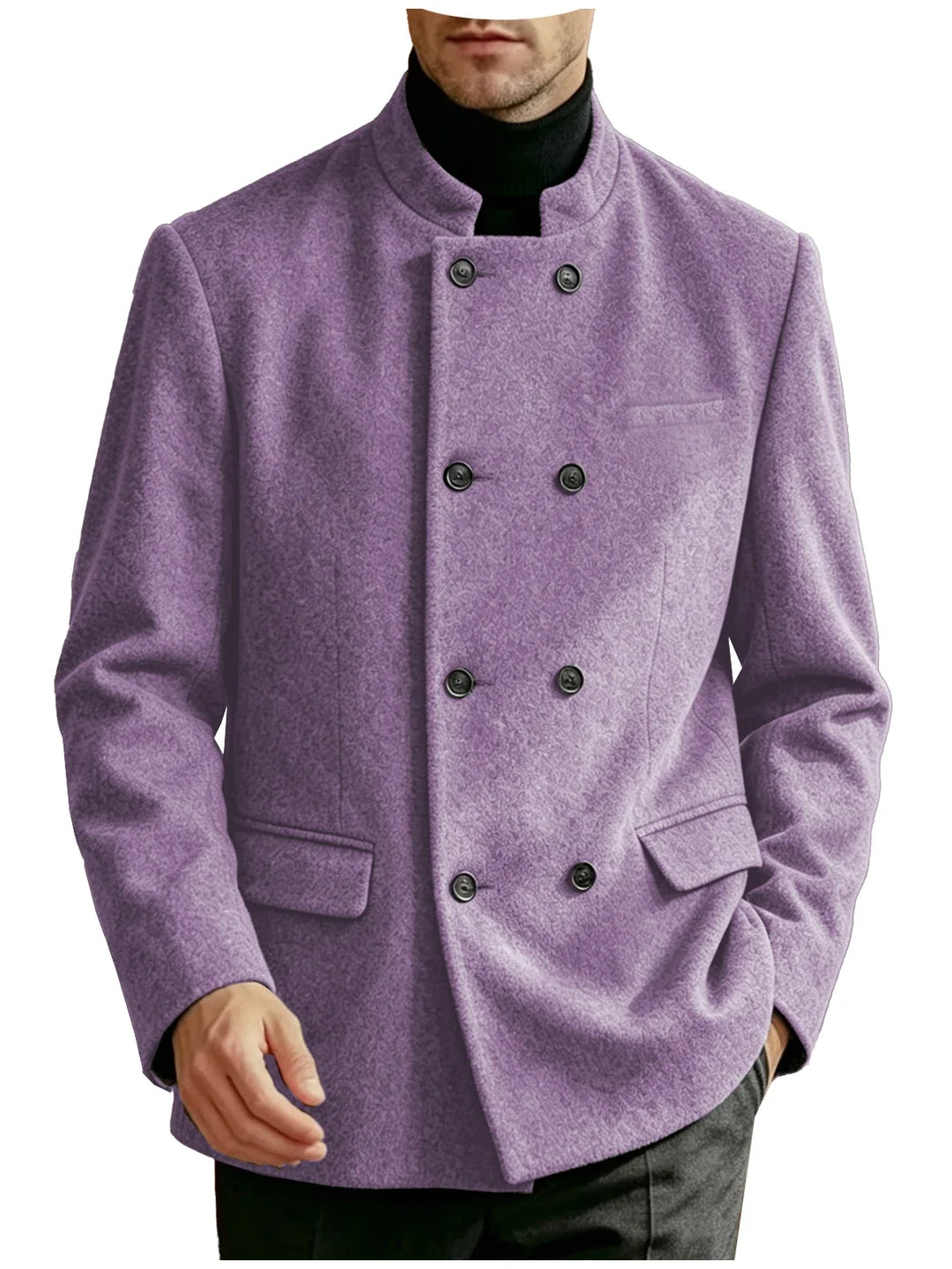 Dawson Mandarin Collar Coat