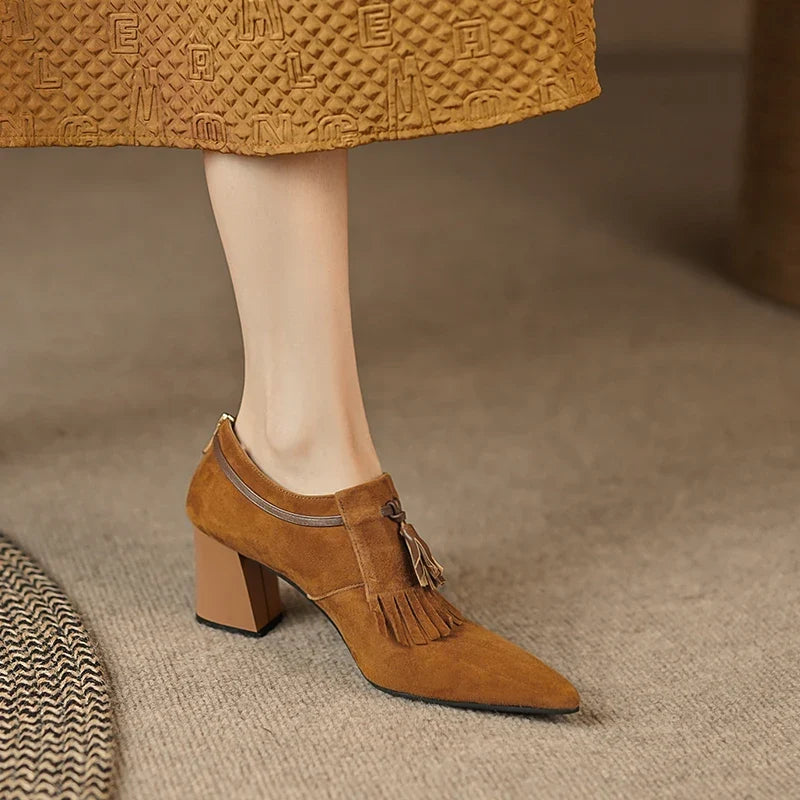 Fernanda Fringe Tassel Pumps