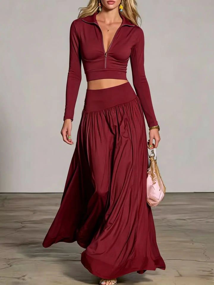 Lindsey Relaxed Flowy Skirt Set
