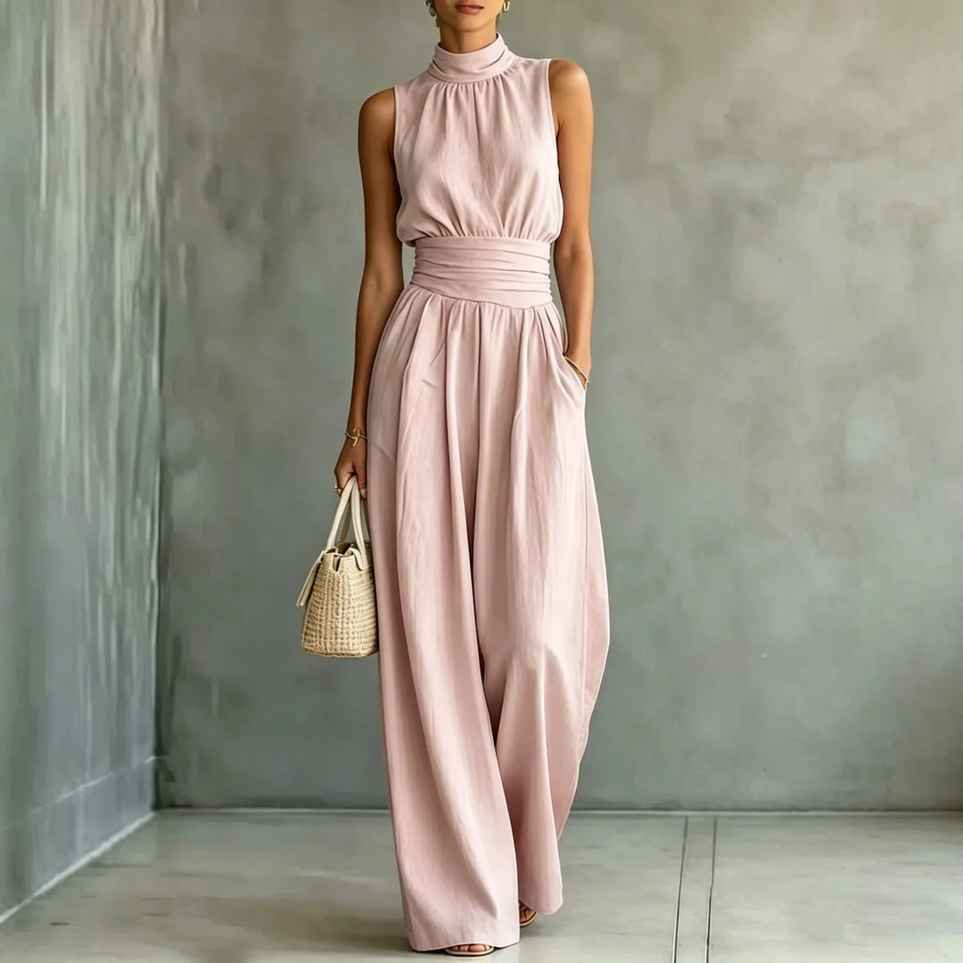 Eva Sleeveless Wide Leg Jumpsuit