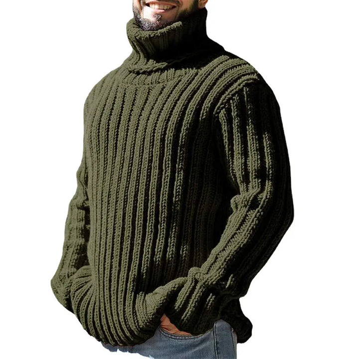 Emory Ribbed Turtleneck Sweater