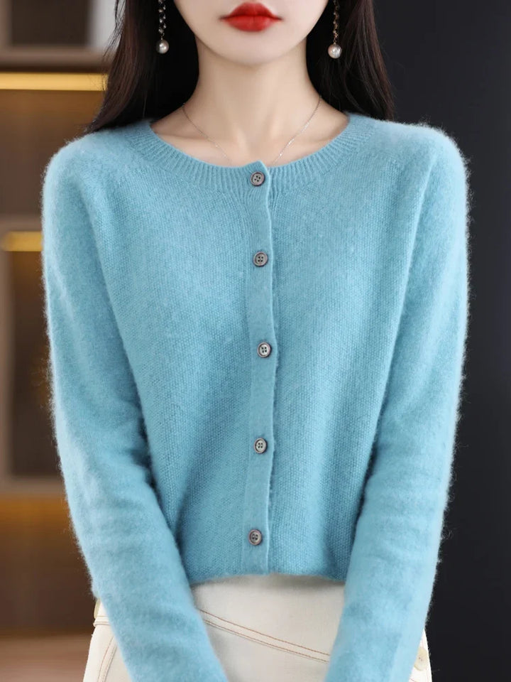 Elodie Button Front Cardigan