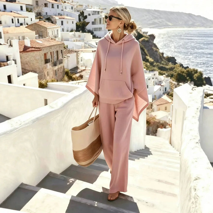 Elara Relaxed Hooded Two-Piece Set