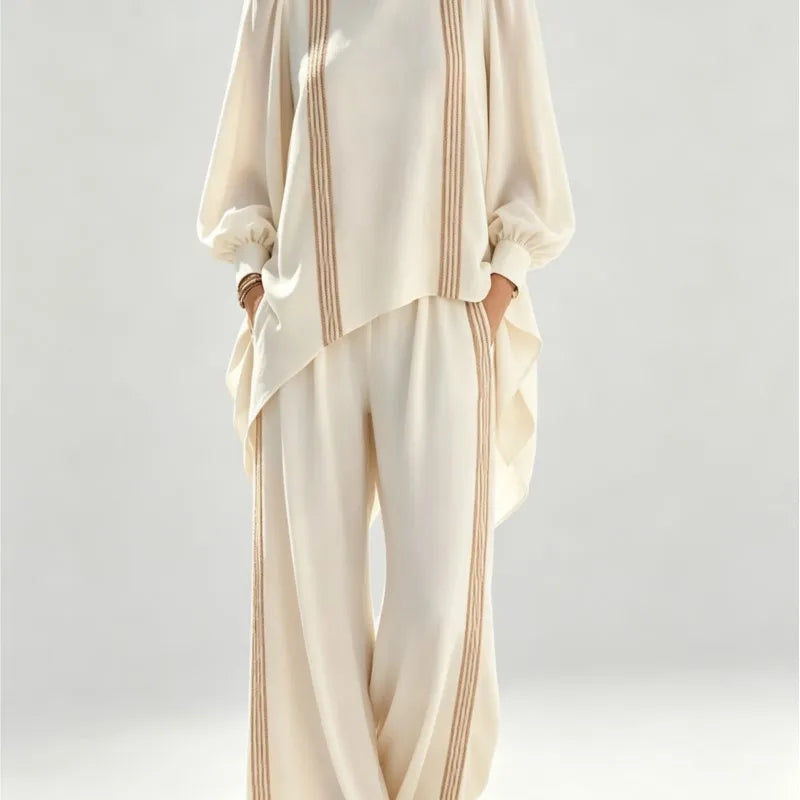 Amara Asymmetric Stripe Set