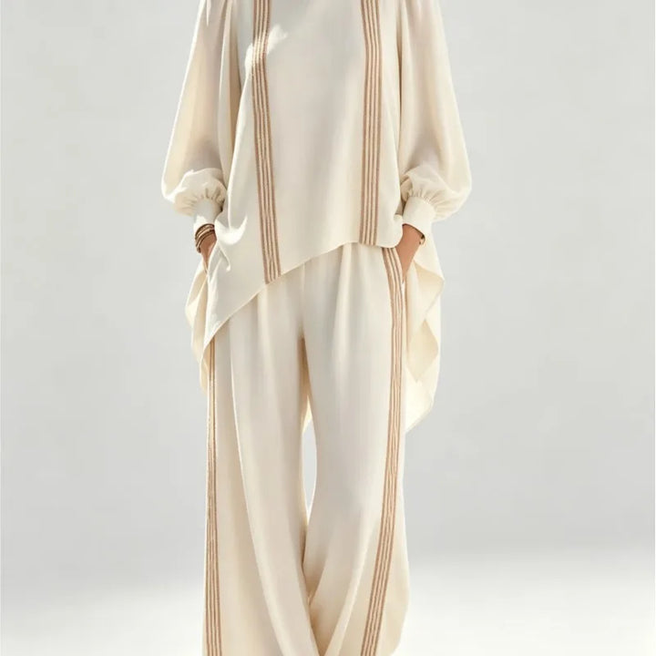Amara Asymmetric Stripe Set