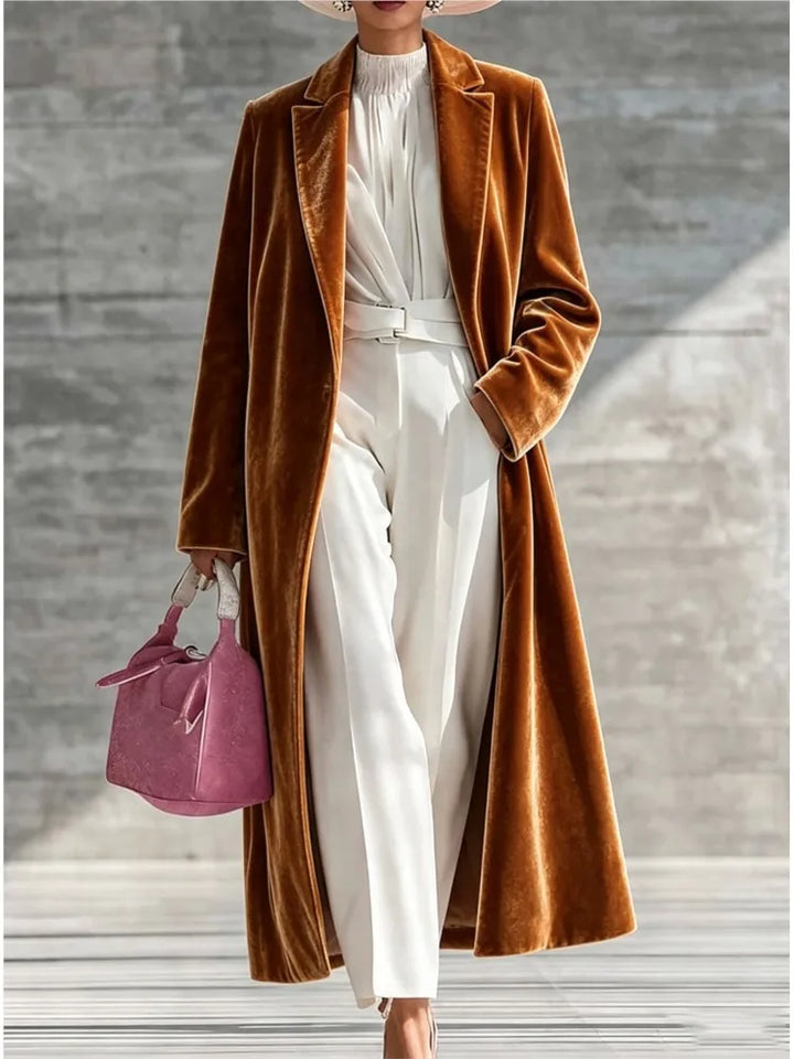 Livia Velvet Maxi Coat
