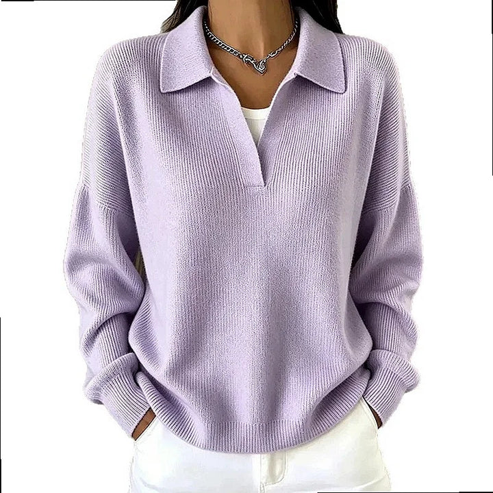 Isadora Ribbed Knit Polo