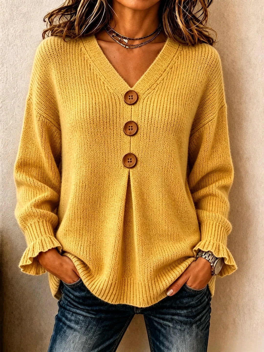 Juniper Button Front Sweater