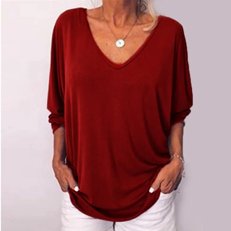 Liana V-Neck Button Top