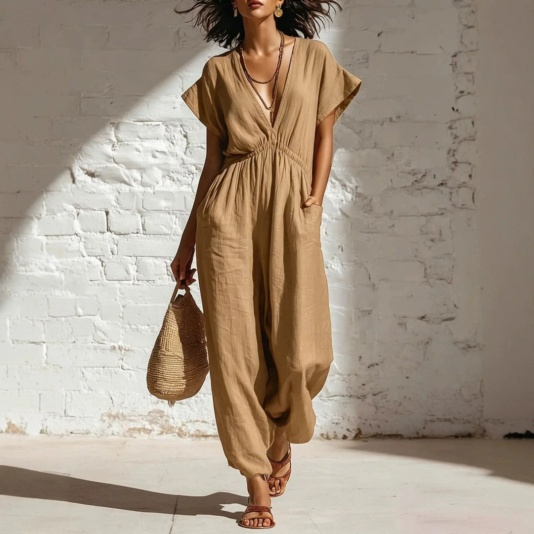 Julia Casual Wide Leg Jumpsuit