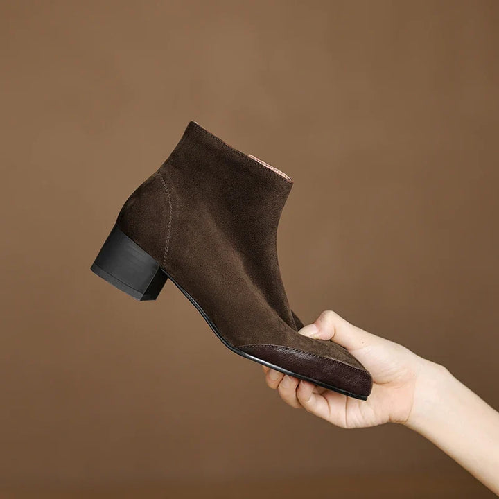 Season Side Zip Suede Boots