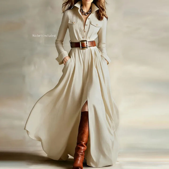 Marlena Button Front Maxi Dress