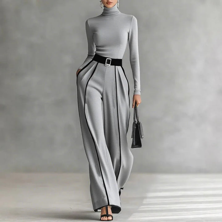 Alia Buckled Waist Two Piece Set
