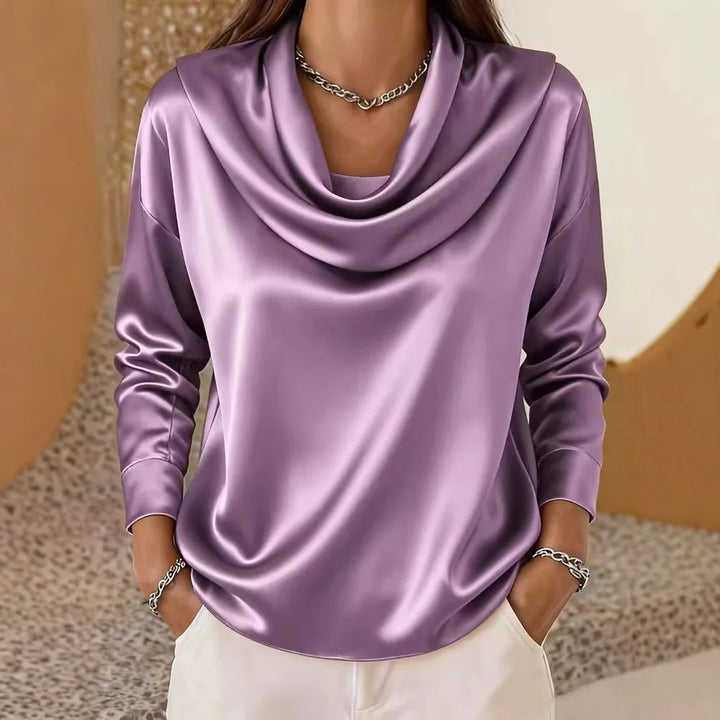 Marceline Cowl Neck Blouse