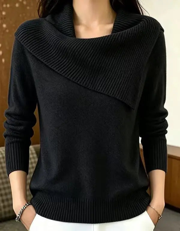 Vivienne Foldover Collar Sweater