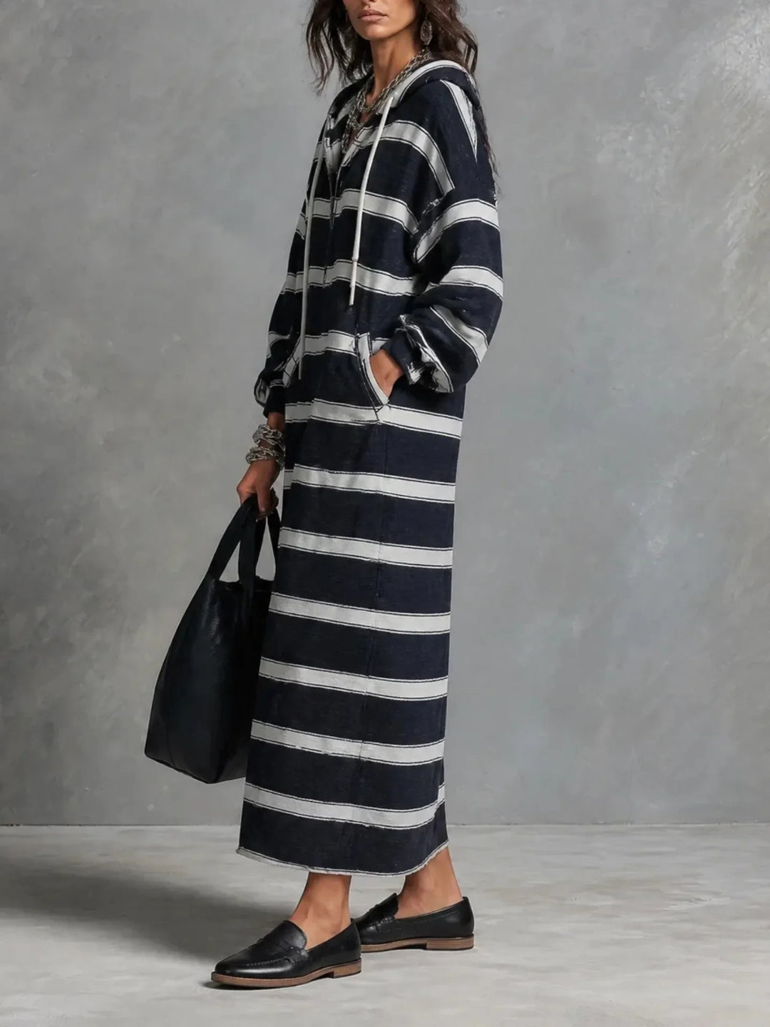 Sienna Half Zip Hoodie Dress